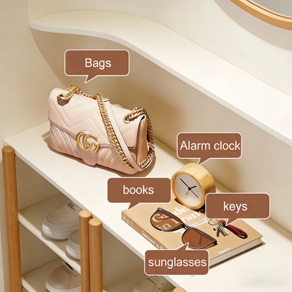 7-Tier Narrow Vertical Shoe Rack, Space-Saving Organizer for Entryway/Bedroom