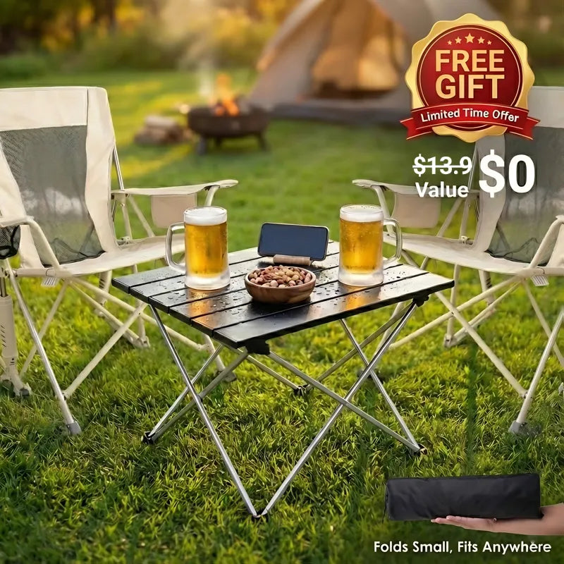 Extra-Wide Rocking Chair with Side Table | Breathable Mesh & 350lbs Support